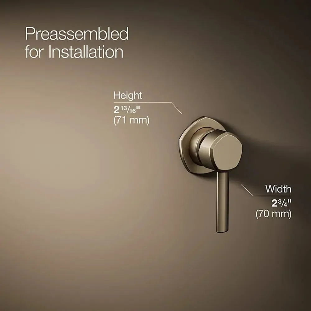 Kohler K-27012-4-BV Wall Mount Faucet Handle